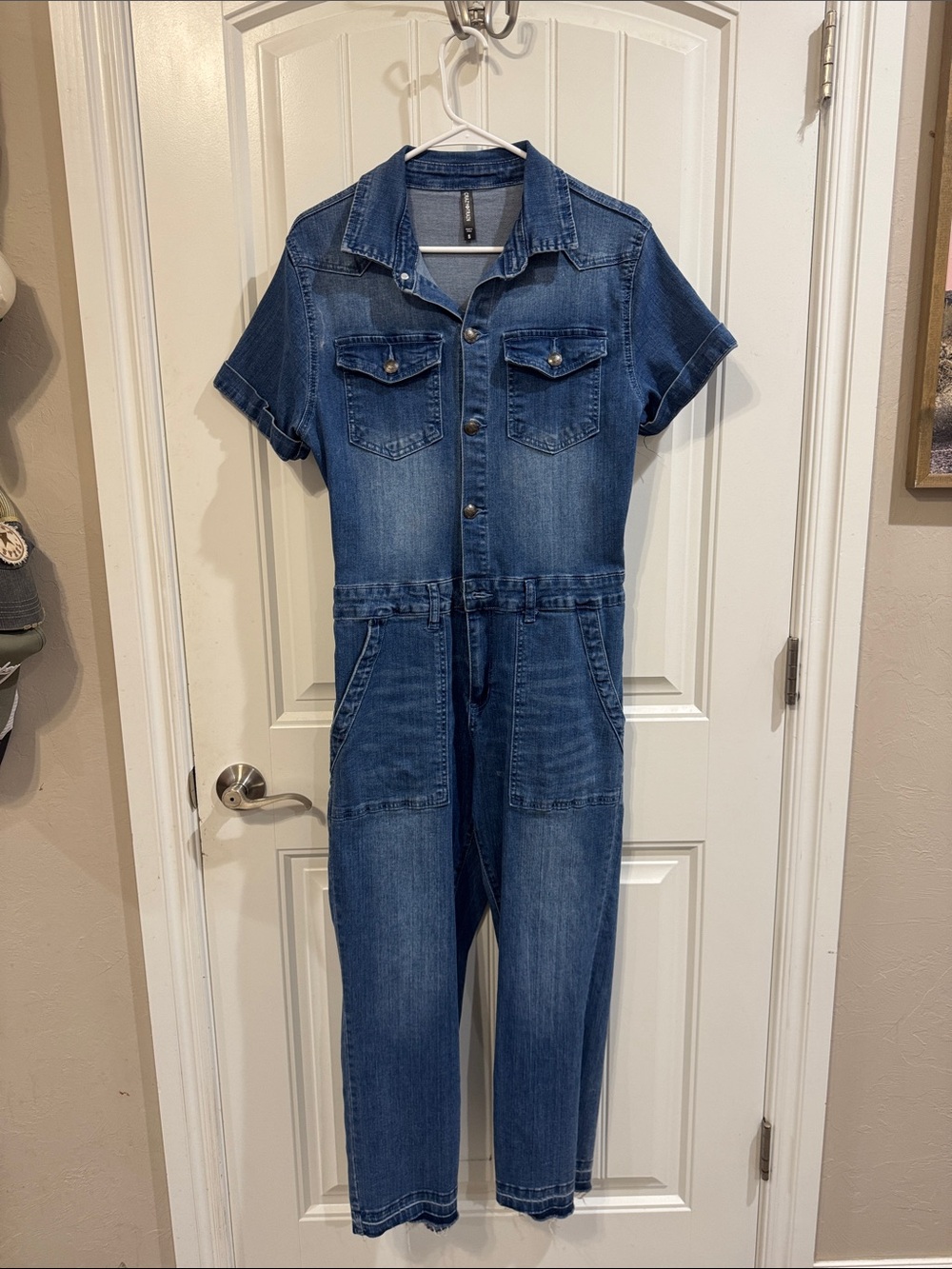 Crazy Train Denim Jumpsuit